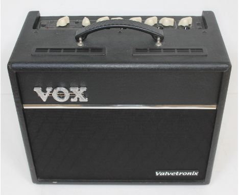 A Vox VT20+ Valvetronix amplifier.  