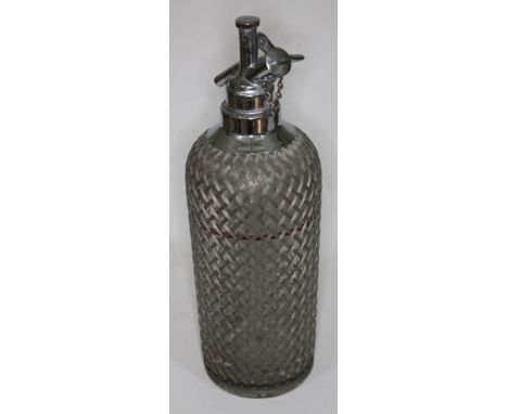 A vintage Sparklets soda syphon, height 34cm.  