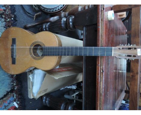 A vintage spanish guitar 