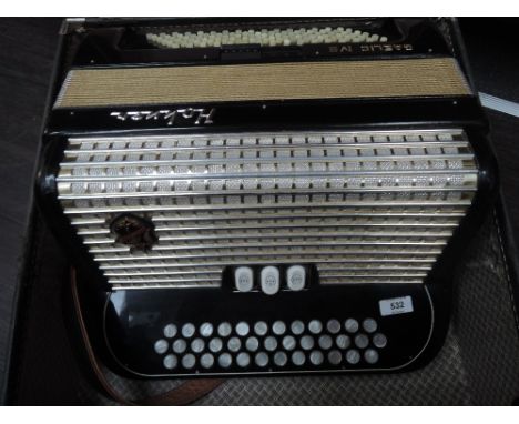 A Hohner Gaelic IV button accordion