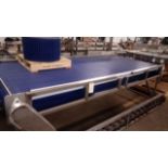 4 ft X 10 ft Stainless steel Accumulation table, all stainless steel construction, stainless steel