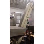 Consolidated, EA-8, Mild steel cap elevator. 96 in discharge height. Belt is 9 in wide with 2 in