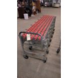 Expandable Skate conveyor, Extended = 25 ft X 18 in, Collapses to 6 ft RIGGING FEE: TBD