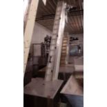 Mild steel Hoppmann cap elevator with stainless steel contact points. 96 in discharge height. Belt