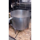 75 gal Stainless Steel single walled tank RIGGING FEE: $50
