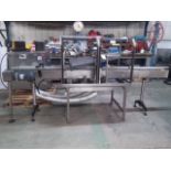 Sonic Air Air Knife system, All new plexiglass guard, Clean, 10 ft Conveyor, M/N: 85