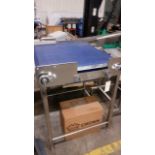 34 in X 34 in Mat Chain Conveyor,all stainless steel construction, stainless steel motor and gearbox