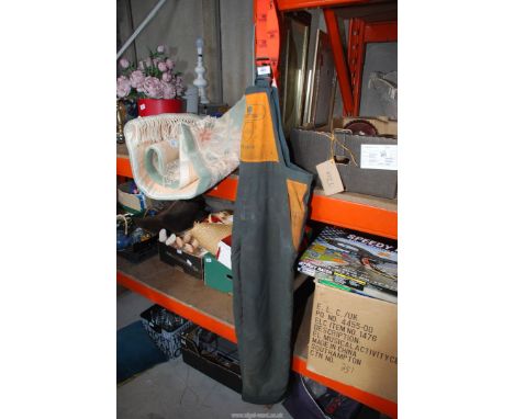 S.I.P. chainsaw protection trousers.