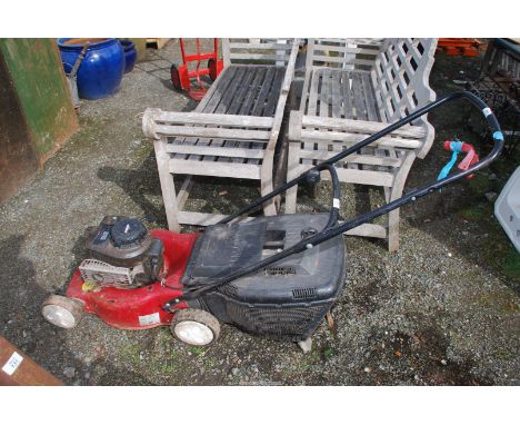 Mountfield self propelled mower with grass box (engine very tight).