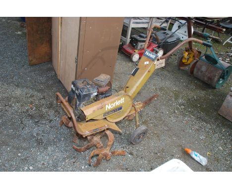Norlett garden Rotavator (engine turns).