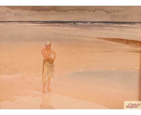 William Russel Flint, pencil signed limited edition print "Lydia", 106/850 with blind stamp to margin, unframed, image 53cm x