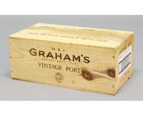 VINTAGE PORT: Grahams Vintage Port, 1994, six bottles, in an unopened wooden case (6)