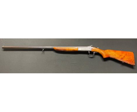 Astra Model Ciclope Single Barrel 12 Bore Shotgun with 760mm long barrel, serial number 47861. Overall length 115cm. Complete