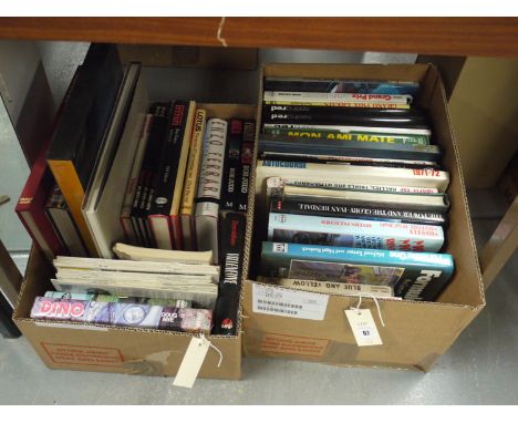 A collection of mainly larger format books, various motor racing subjects: Formula 1; etc; a small quantity of Vintage Sport 