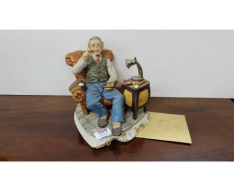 Capodimonte Porcelain figure “The Numismatist” by R Guidolea, April 1978 (£140)
