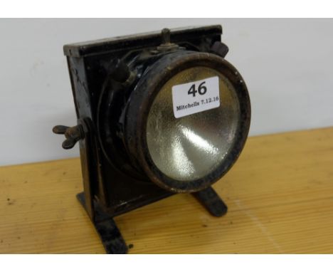 A G.P.O. outdoor swivel light, also stamped C.L.B.Y 66, 7”h 