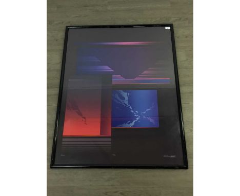 * RIB BLOOMFIELD (BRITISH b. 1948),NEVENO,limited edition print on paper, signed and numbered 72/80,image size 110cm x 85cm, 