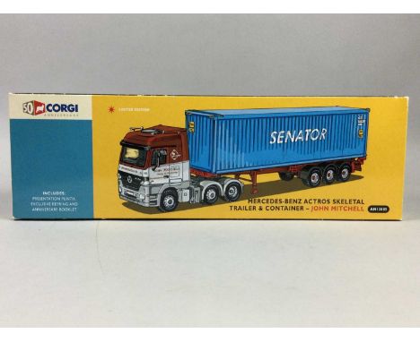 FOUR CORGI HAULAGE MODELS, comprising AN1305, CC12906, CC13430 and CC14802, all boxed