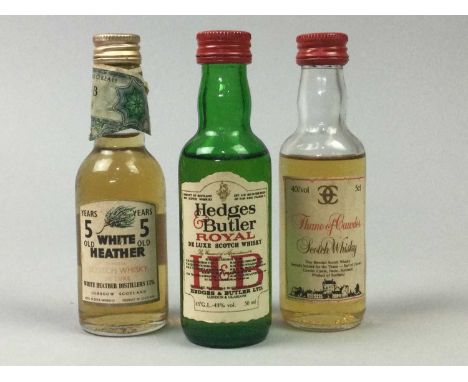 30 ASSORTED WHISKY MINIATURES - INCLUDING GORDON &amp; MACPHAIL AVONSIDE,Various ABVs / Each approximately 5cl