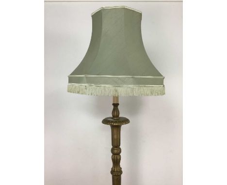 REPRODUCTION GILTWOOD STANDARD LAMP,186cm high including shade