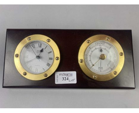BAROMETER, along with other items including books, bookends and two prints