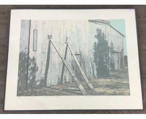NORMAN STEVENS (BRITISH 1937 - 1988),CONSTRUCTION COMPANYlimited edition print on paper, signed, titled, numbered 100/150 and