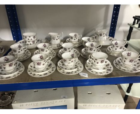 1 SHELF OF CHINA - ROYAL ALBERT , SWEET VIOLETS