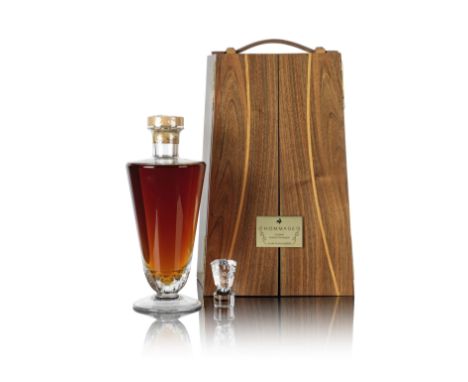  Hardy Hommage-19611 of 1 Trèves Lalique Decanter. Cuvée Francis Hardy.Grande Champagne Cognac. Elaborated exclusively for 'L