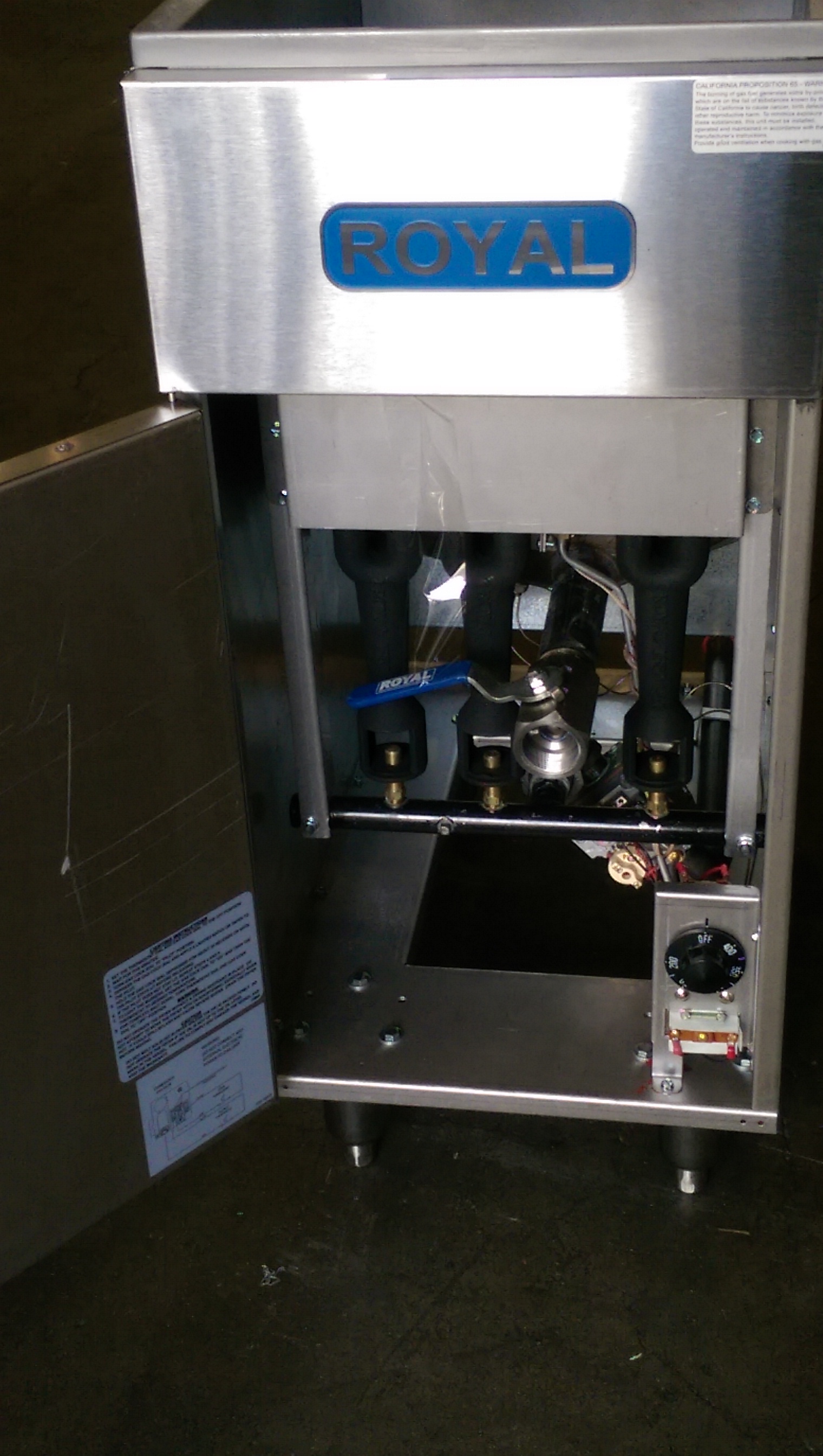 Royal Propane Deep Fryer model RFT50LPG NEW