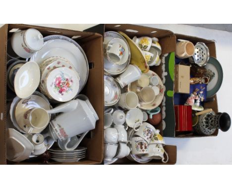 A Crown Ming part dinner and tea service to include plates, coffee pot, cups, saucers etc, a vintage 'Humpty Dumpty Sat on th