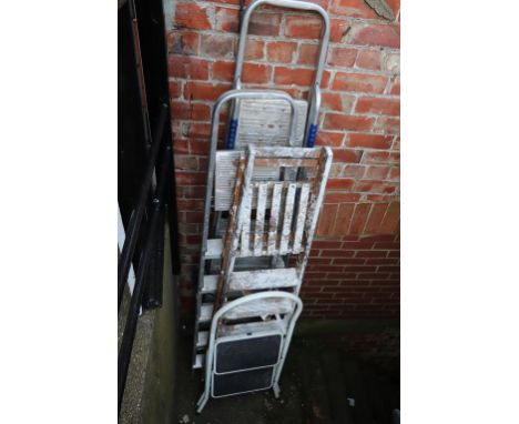 A quantity of step ladders