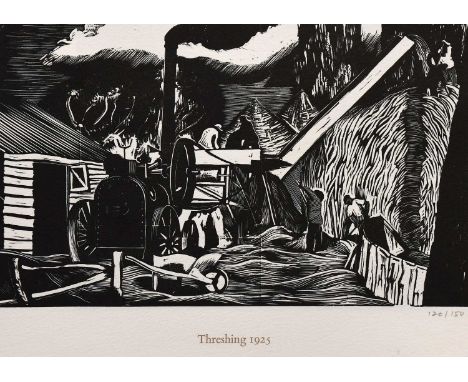Nash (John).Six Wood Engravings by John Nash printed from Original Wood Blocks.Cambridge: Rampant Lion Press, no date, title 