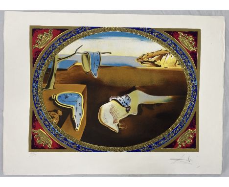 Salvador Dali (Spanish, 1904-1989), Persistence of Memory , 1970s, lithograph, signed in pencil, numbered 262/300, unframed, 