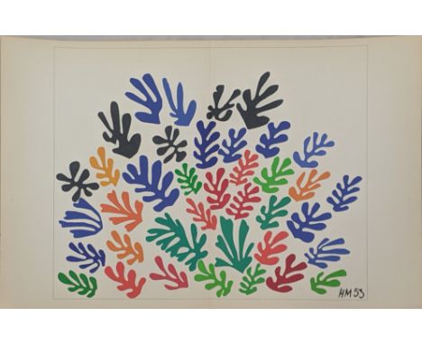 Henri Matisse (1869-1954), La Gerbe, lithograph, initialled lower right, H.33cm W.39.5cm full sheet, H.35.5cm W.53cm