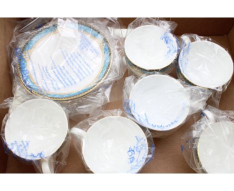A Wedgwood 'Curzon' pattern set of six cups and saucers. (12)  Of first quality with no obvious signs of damage or restoratio