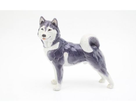 Royal Copenhagen Husky 038, 16cm long.  In good condition with no obvious damage or restoration.