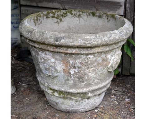 Composite stone garden planter diameter 50cm  .    