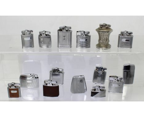 A collection of fifteen vintage boxed Ronson cigarette lighters to include 1952 example, a Leona Fashion by Ronson example et