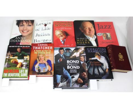 Five mainly first edition books, autobiographies relating to media and film stars, most signed by the author, Michael Buerk; 