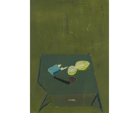 Henry Wabel, (Swiss 1889-1981), colour lithograph, abstract still life, signed in pencil, artist's proof, image 26" x 18", fr