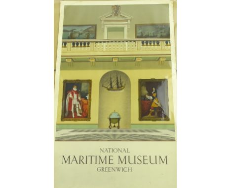 Fred Taylor, lithograph poster, National Maritime Museum, sheet size 39" x 25", unframed.
