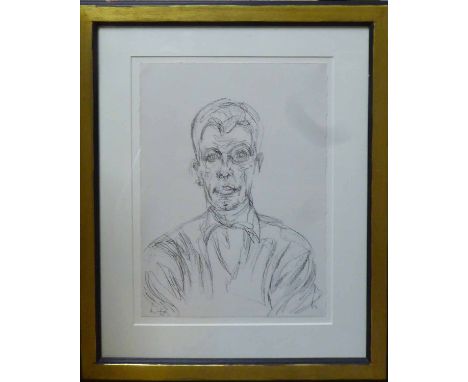 ALBERTO GIACOMETTI 'Diego', original lithograph in black ink, 54/150, printed by Maeght for Derrière le Miroir 1961, with Wil