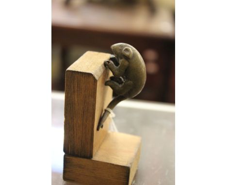 A bronze 19th Century Chinese mouse
