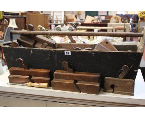 A quantity of assorted woodworking tools 