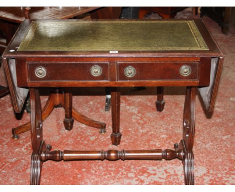 A Regency style mahogany sofa table and coffee table