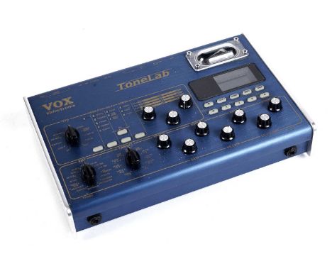 A Vox Valvetronix Tonelab, with instruction manual.