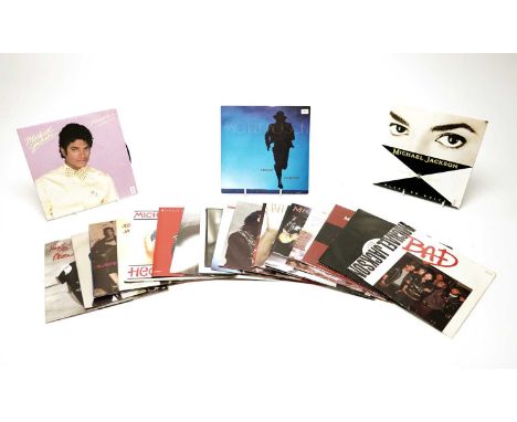 A collection of Michael Jackson 7" singles, to include: Liberian Girl; Dirty Diana; Thriller; Heal The World; Billie Jean; An