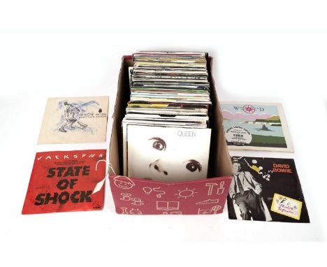 A collection of mixed 7" singles, artists to include: David Bowie; Michael Jackson; Big Country; Depeche Mode; T-Rex; Fun Boy