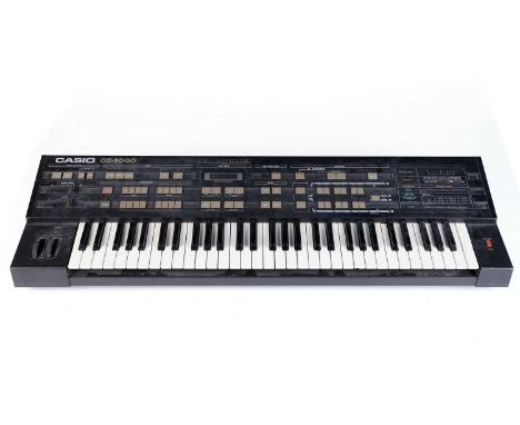 A Casio CZ-3000 synthesizer keyboard.