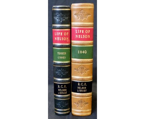 ATTRIBUTED TO T H FENTON: THE LIFE OF ADMIRAL VISCOUNT NELSON, London, William Emans 1840 1st edition, half title added engra